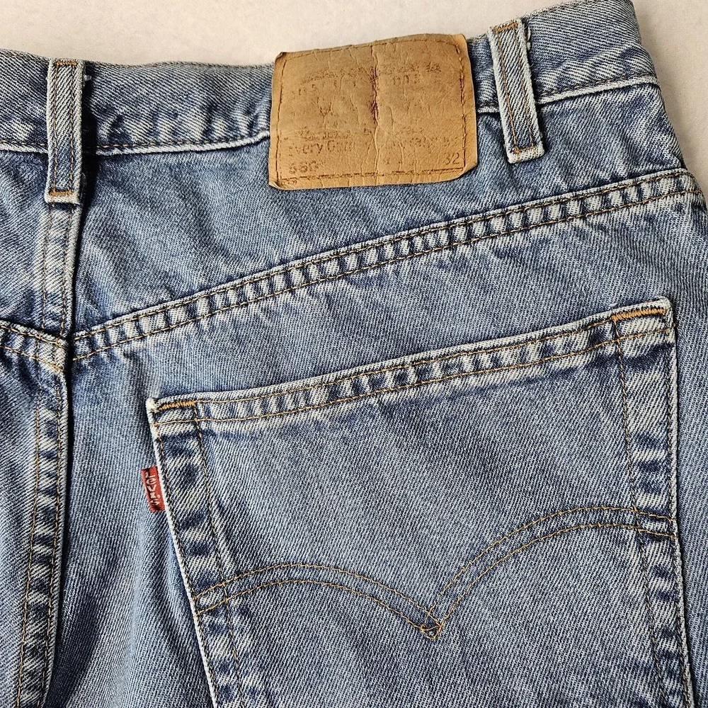 Levis 550 Jeans 40x32 Relaxed Loose Tapered Y2K Baggy Grunge Vintage 2001 VTG